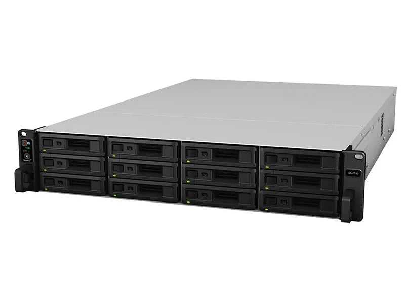 Synology SA3200D Dual SAS Controller 12-Bay Rail Kit Optional with Redundant Power