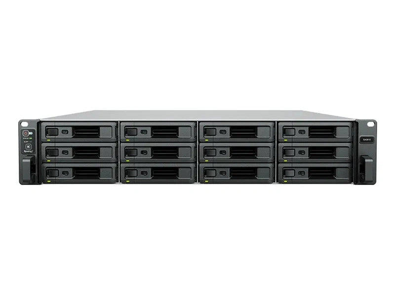 Synology SA3610 12-bay SAS Rackmount model Rail Kit Optional with redundant power supply SYNOLOGY DRIVES ONLY