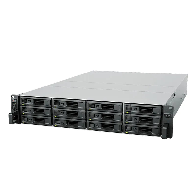 Synology SA3610 12-bay SAS Rackmount model Rail Kit Optional with redundant power supply SYNOLOGY DRIVES ONLY
