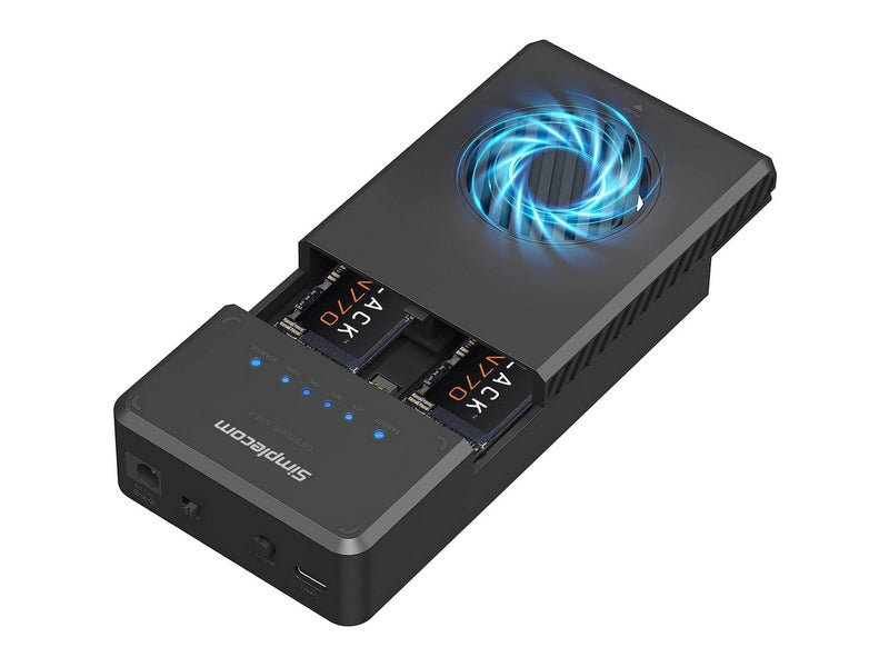Simplecom SD560 Dual Bay NVMe M.2 SSD Enclosure Offline Clone Docking Station