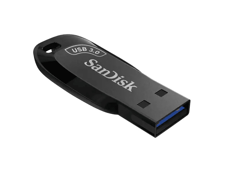 SanDisk Ultra Shift CZ410 64GB USB 3.0 Flash Drive Black