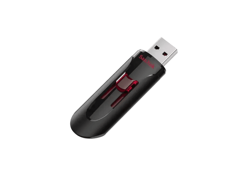 SanDisk Cruzer Glide CZ600 256GB USB 3.0 Flash Drive Black