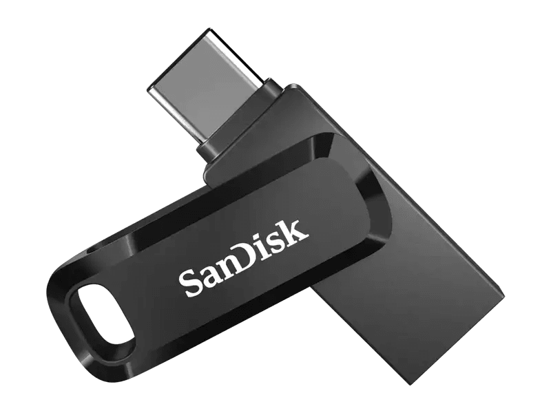 SanDisk Ultra Dual Drive Go 64GB Type-C Flash Drive Black