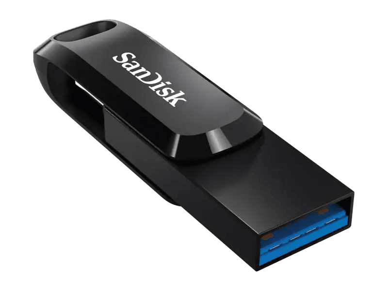 SanDisk Ultra Dual Drive Go 64GB Type-C Flash Drive Black