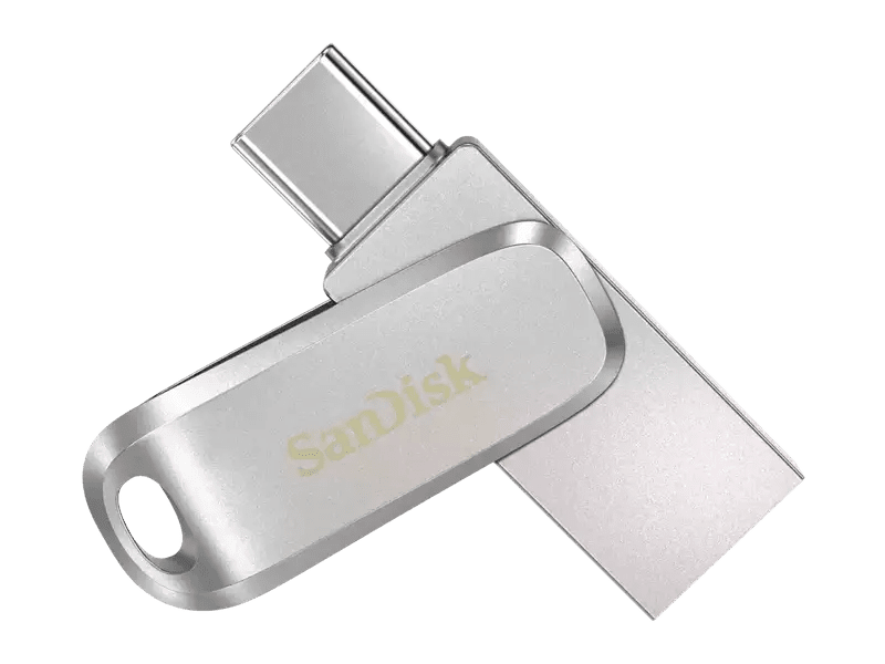 SanDisk Ultra Dual Drive Luxe 64GB Type-C Flash Drive Metal
