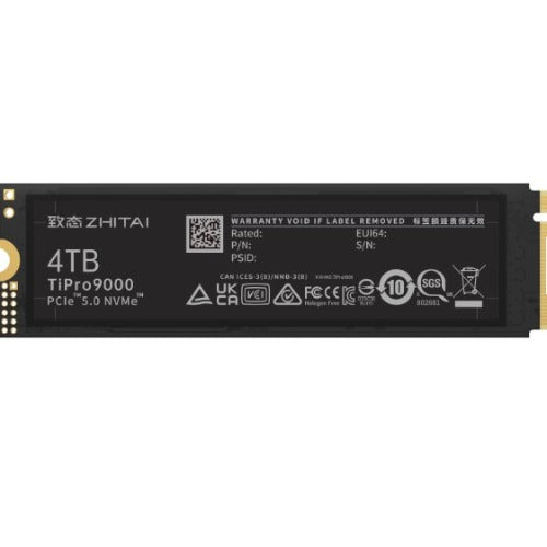 YMTC ZhiTai TiPro9000 1TB M.2 2280 PCIe Gen5 NVMe SSD, up to 14,900MB/s read and 13,500MB/s write speeds