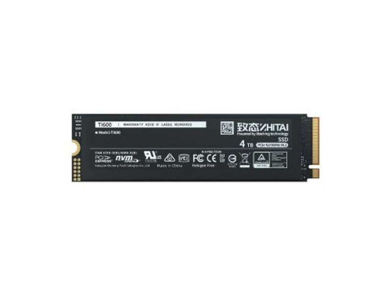 YMTC ZhiTai Ti600 1TB M.2 2280 PcIe Gen4 7000MB/s 6000MB/s R/W NVMe M.2 SSD