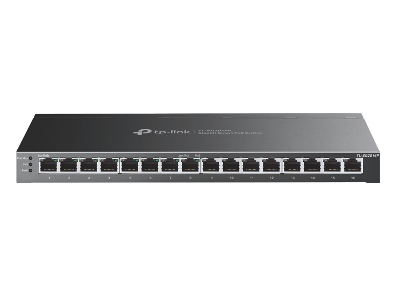TP-Link SG2016P Omada 16-Port Managed Gigabit Switch PoE+ 8