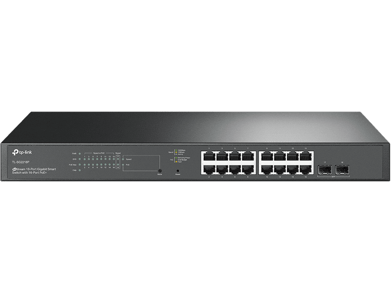 TP-Link SG2218P Omada 18-Port Managed Gigabit Switch PoE+ 16 Rack Mount