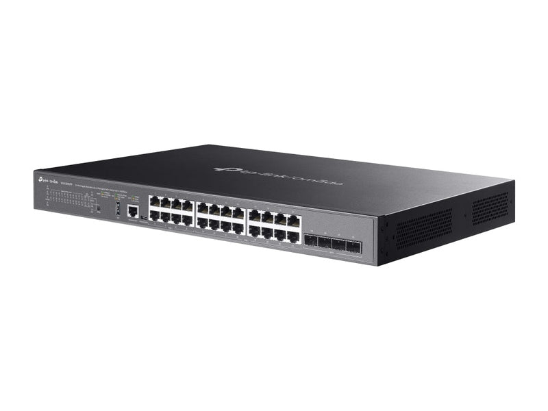 TP-Link SG5428XMPP Omada 24-Port Gigabit Stackable Lite L3 Managed PoE++ Switch with 4× 10G Slots