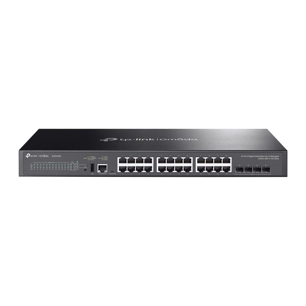 TP-Link SG5428X Omada 24-Port Gigabit Stackable Lite L3 Managed Switch