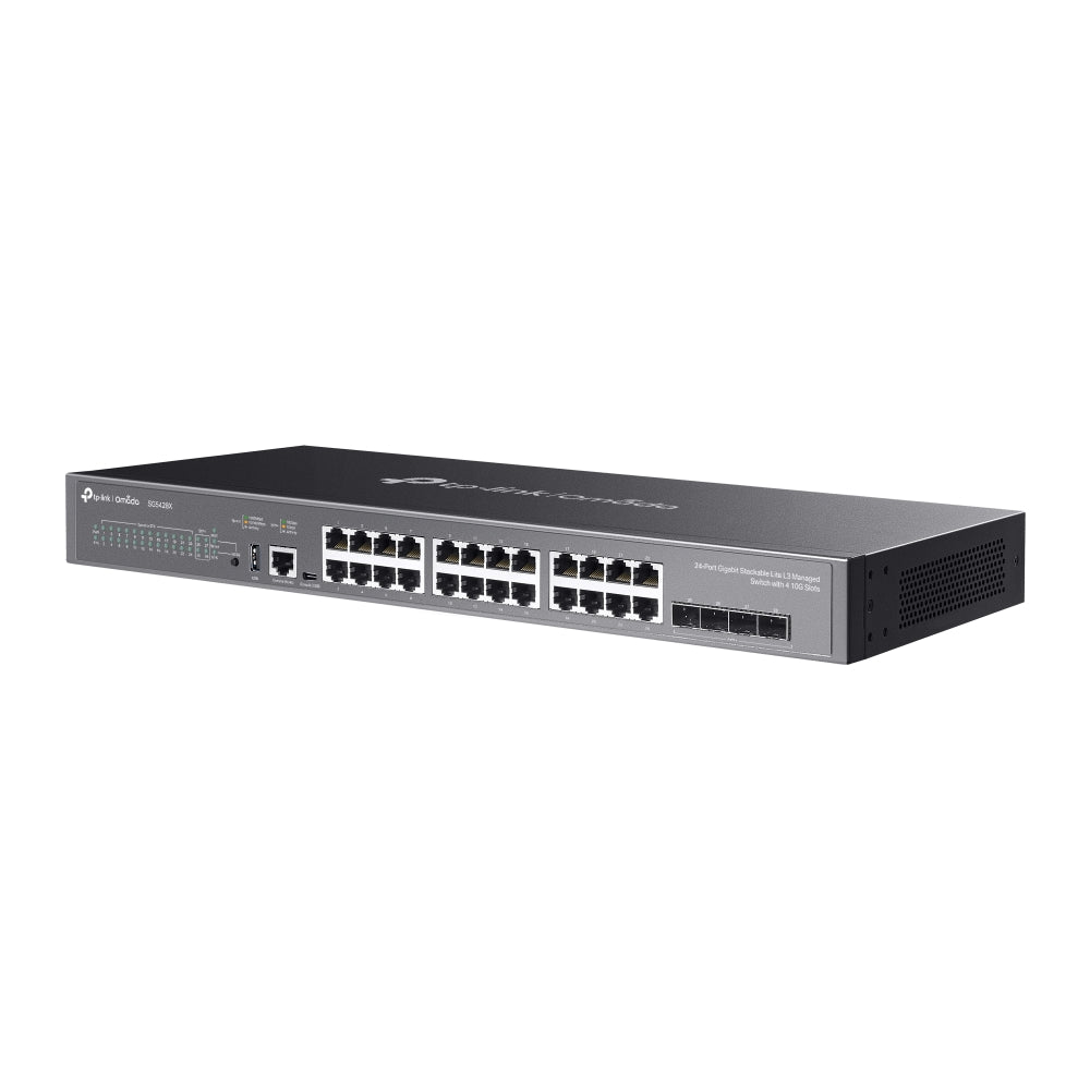 TP-Link SG5428X Omada 24-Port Gigabit Stackable Lite L3 Managed Switch