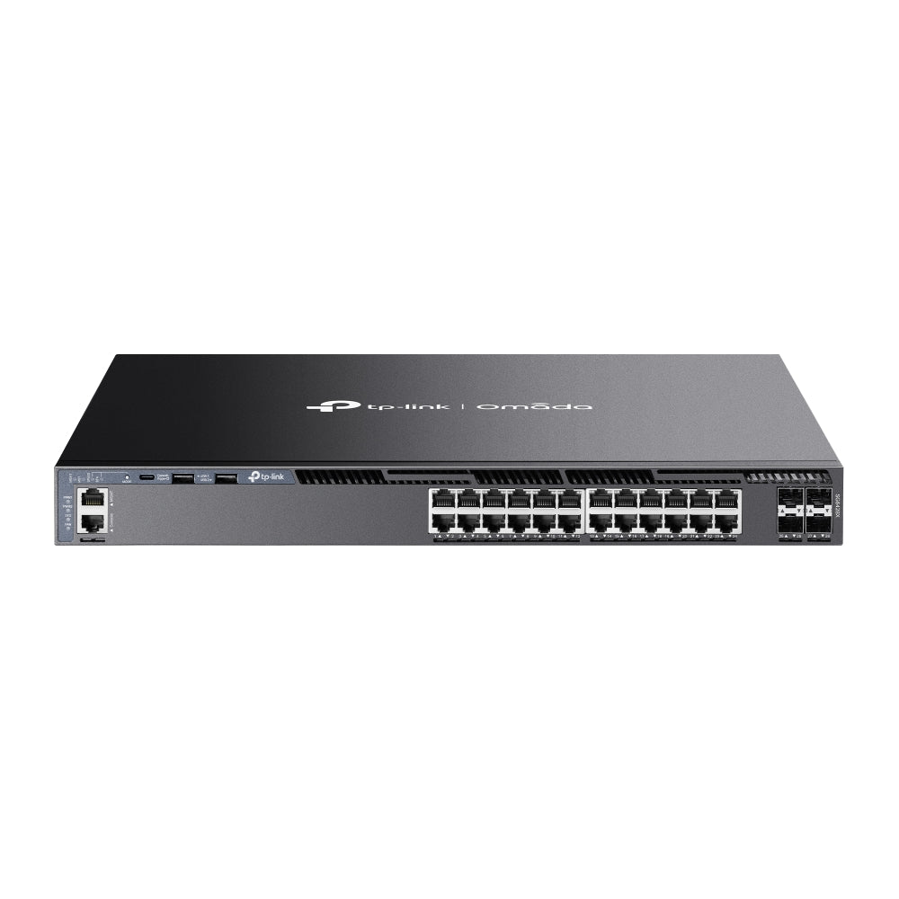 TP-Link SG6428X Omada 24-Port Gigabit Stackable L3 Managed Switch with 4 10GE SFP+ Slots