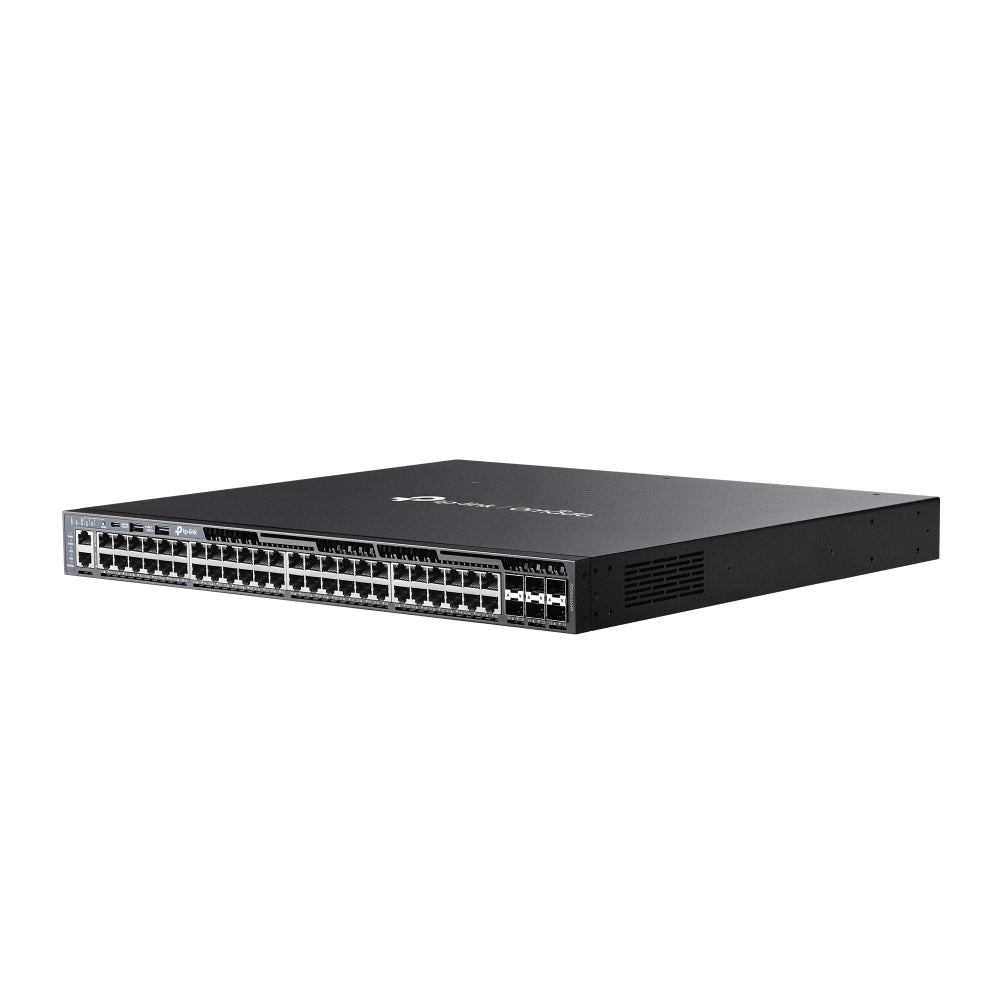 TP-Link SG3452XMPP Omada 48-Port Gigabit and 4-Port 10GE SFP+ L2+ Managed Switch with 40-Port PoE+ & 8-Port PoE++
