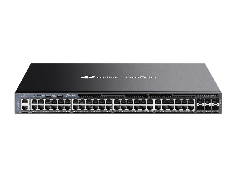 TP-Link SG6654X Omada 48-Port Gigabit Stackable L3 Managed Switch with 6 10GE SFP+ Slots