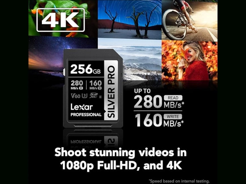 Lexar Professional SILVER PRO 256GB SDXC™ UHS-II Card