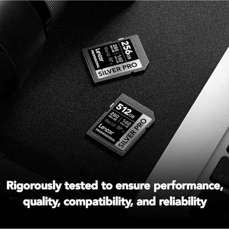 Lexar Professional SILVER PRO 512GB SDXC™ UHS-II Card