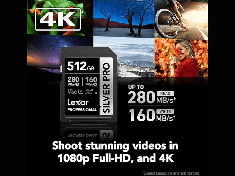 Lexar Professional SILVER PRO 512GB SDXC™ UHS-II Card