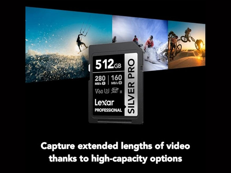Lexar Professional SILVER PLUS 512GB SDXC™ UHS-I Card