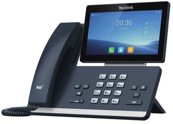 Yealink SIP-T58W IP Phone with Handset, 7" Touch Screen, BT, Wi-Fi, AOS 9.0