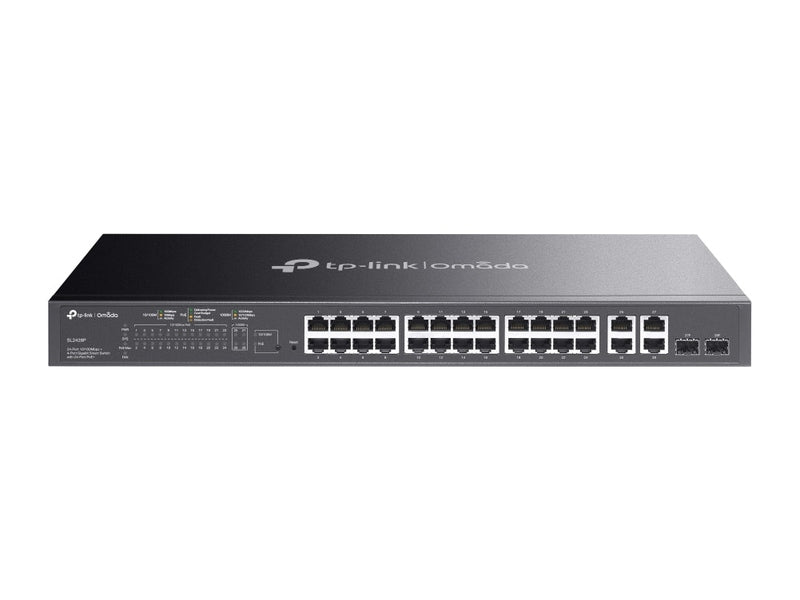 TP-Link Omada 24-Port Managed L2 Switch GbE 4 PoE 24 SFP 2