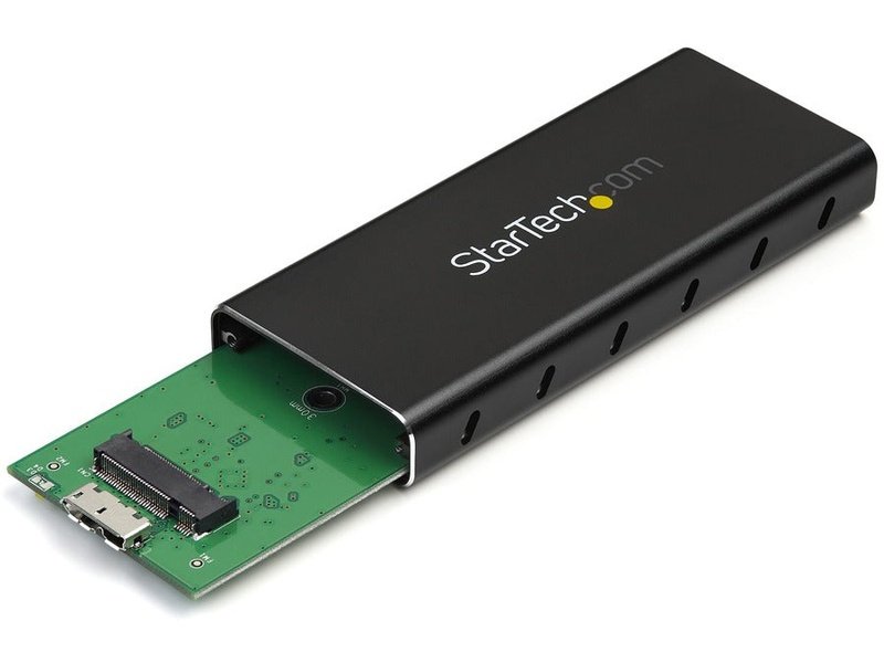 StarTech M.2 SSD Enclosure For M.2 SATA SSD USB 3.1 USB-C To Micro-B Cable