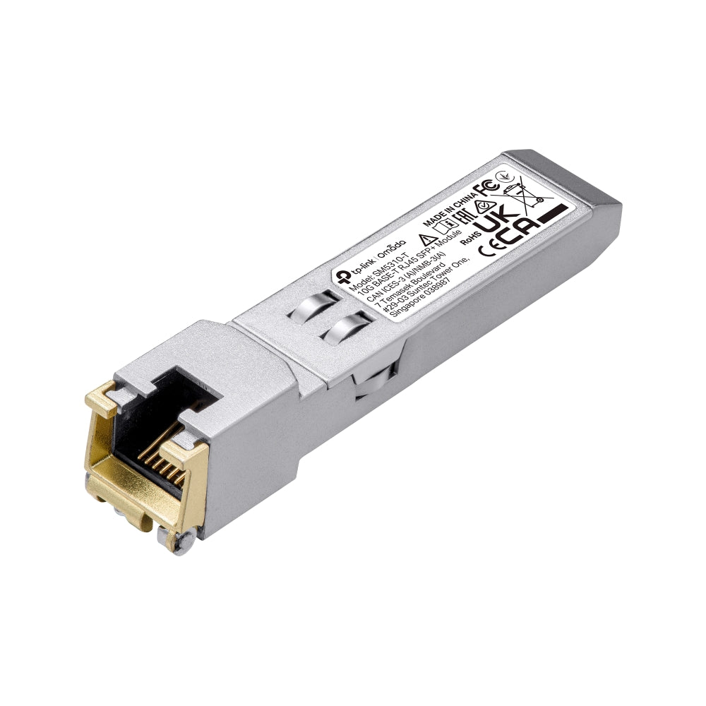 TP-Link TL-SM5310-T 10G BASE-T RJ45 SFP+ Module, Transmit data up to 30m* at 10 Gbps