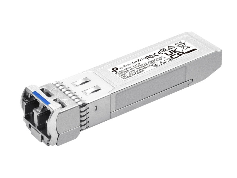 TP-Link SM6110-LR Omada 25GBase-LR SFP28 LC Transceiver, Compatible with switches with 25G ports
