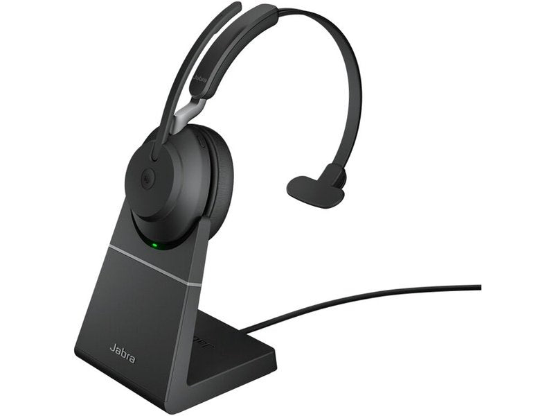 Jabra Evolve2 65 MS Mono Bluetooth Headset, Passive Noise-cancelling