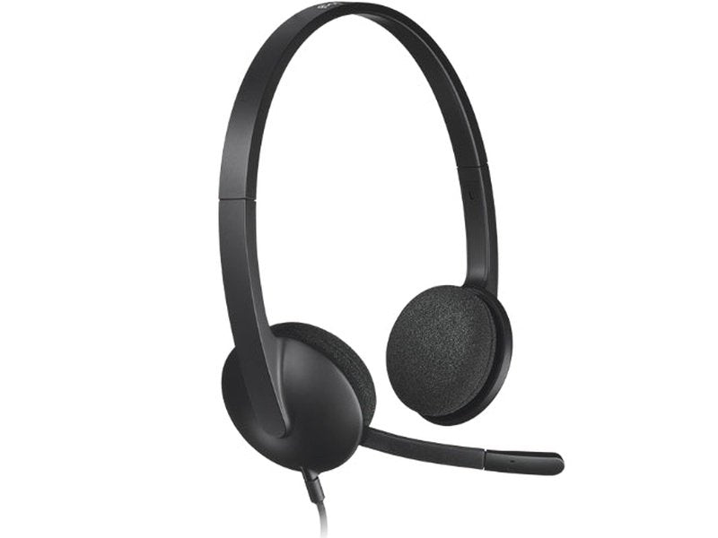 Logitech H340 Plug-and-Play USB Headset with Noise Cancelling Microphone