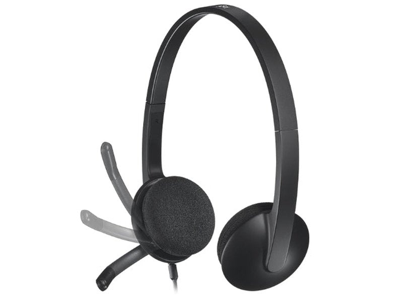 Logitech H340 Plug-and-Play USB Headset with Noise Cancelling Microphone