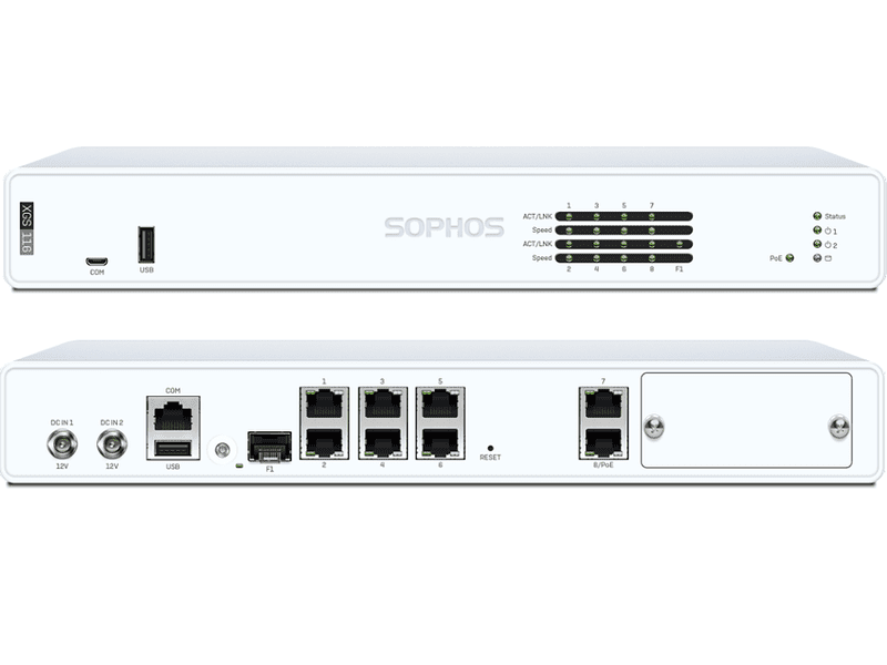 Sophos XGS 116w Security Appliance + 39 mos Xstream Subscription