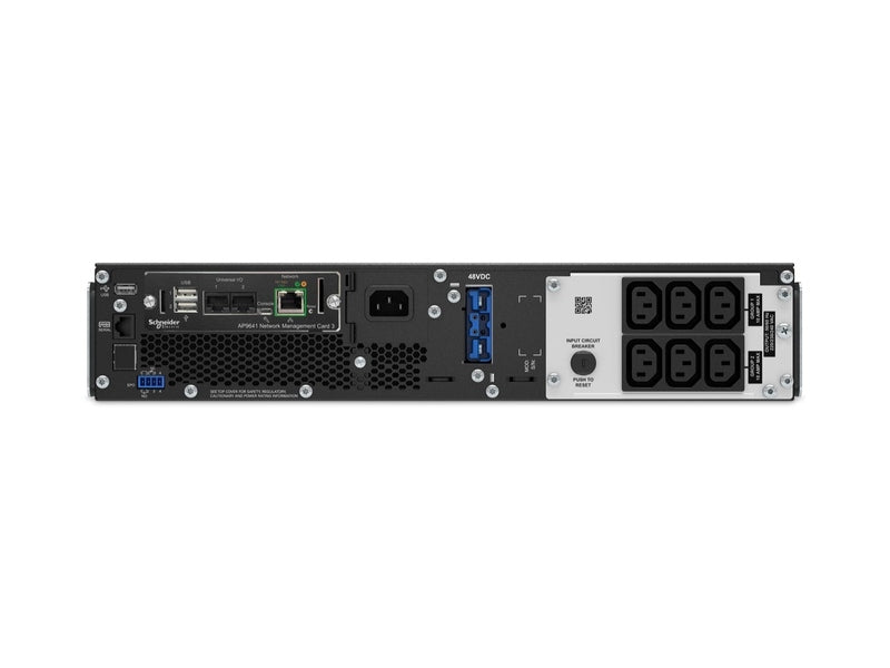 APC Smart-UPS On-Line, 1500VA/1500W,Rackmount 2U, 230V, 6x C13 IEC outlets, Network Card