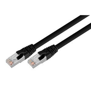 2mtr 40GbE Cat 8 S/FTP Shielded Patch Cable LSZH - Black