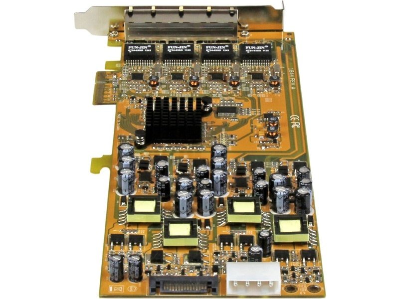 StarTech Gigabit Ethernet Card For Computer 10/100/1000Base-T Plug-in Card PCI Express x4 4 Port