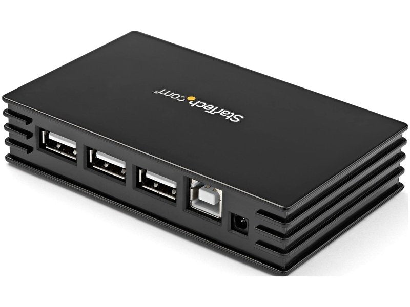 StarTech USB Hub USB External Black 7 Total USB Ports