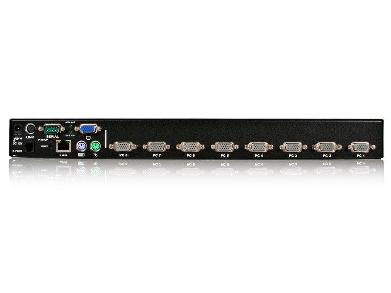StarTech 8-Port IP KVM Switch RackMount USB PS/2 Digital IP