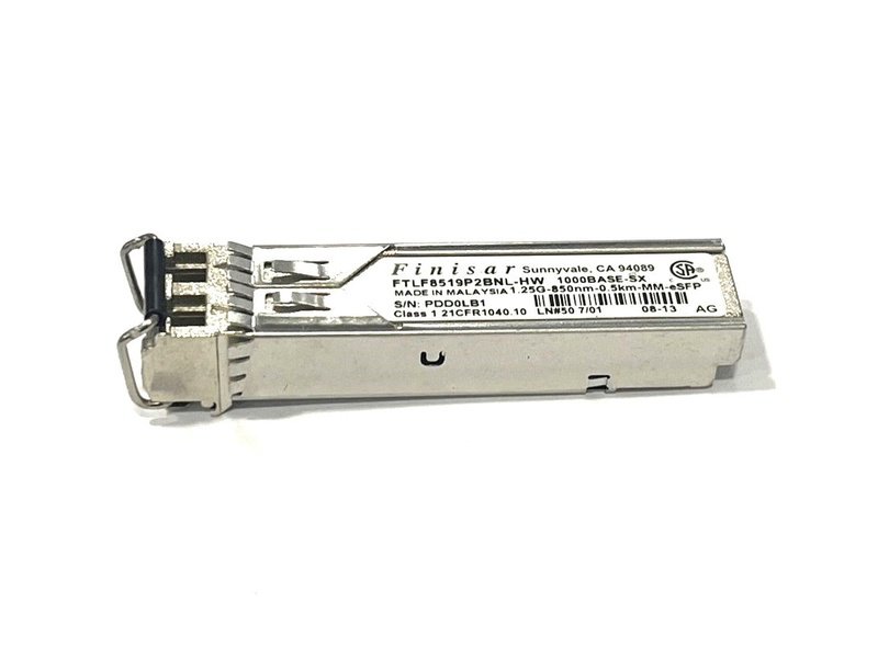 Finisar FTLF8519P2BNL-HW 0.5km 850nm 100BASE-SX MM eSFP Transceiver *used*