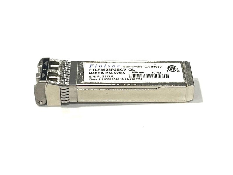 Finisar FTLF8528P2BCV-QL 8G 850nm SW SFP+ Fibre Channel Transceiver *used*