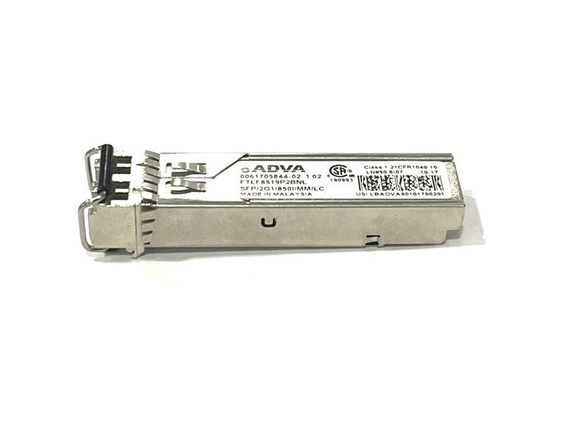 ADVA FTLF8519P2BNL 0061705844-02 SFP 2G1 850I MM/LC Transceiver *used*