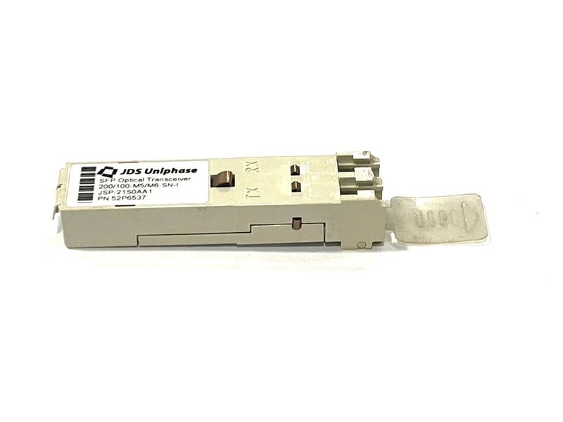 JDS Uniphase 200/100-M5/M6-SN-I 52P6537 1G SFP Transceiver Module JSP-21S0AA1 *used*