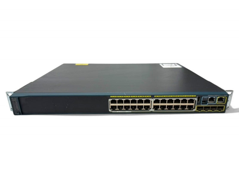 **Used** Cisco WS-C2960-24PC-L V04 PoE Switch /w 2 SFP or 1000BASE-T