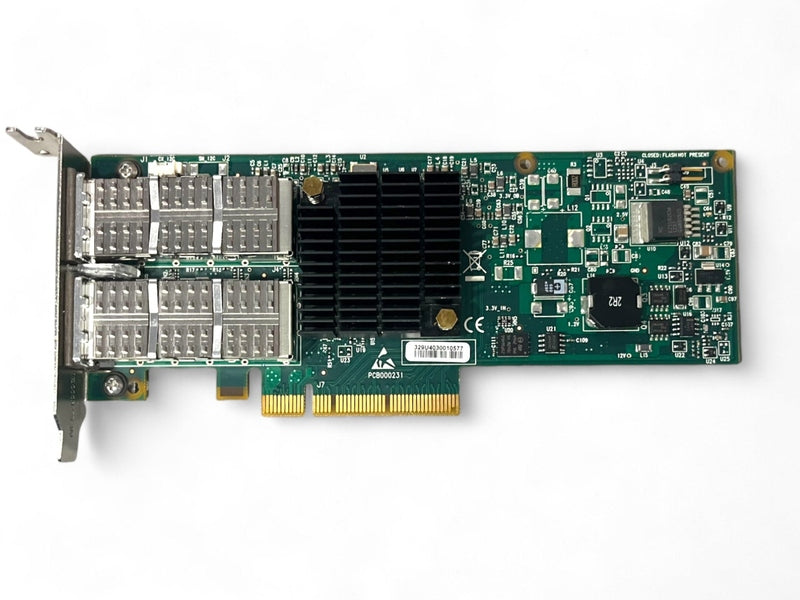 Oracle 375-3696-01 / MHQH29B-XSR Dual Pot PCIe Card with Low Profile, 40Gbps QDR Infiniband *used