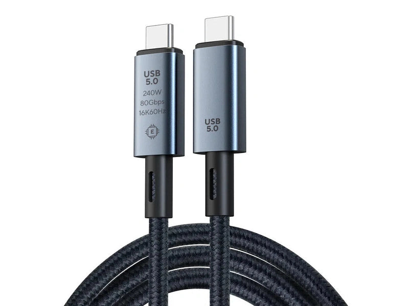 1M USB 5 Type C to C Fast Charging Data Transfer Cable for Macbook PC Mobile Storage