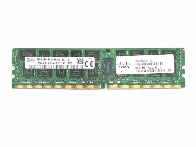 **Used** Cisco SK Hynix 32GB PC4-2666V-LB1 2Rx4 LRDIMM Server Memory
