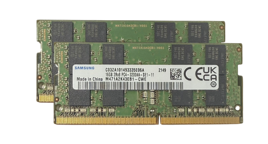 Samsung 32GB 2x16GB DDR4 3200 SODIMM M471A2K43EB2-CWE Laptop Memory with 3 Year Warranty * OPEN BOX Brand New
