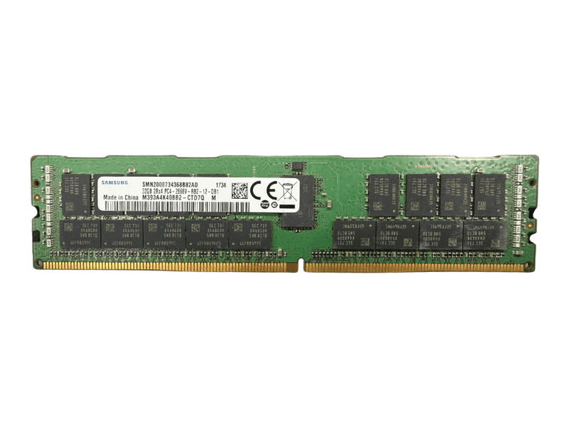 Samsuung 32GB PC4-2666V DDR4 ECC Reg 2Rx4 Enterprise Server RAM 1x32GB RDIMM