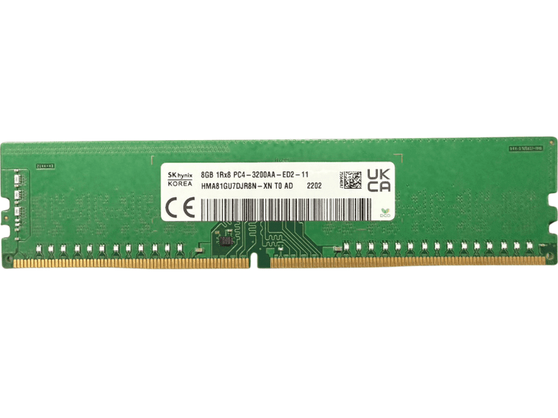 SK hynix DDR4 8GB 3200MHz メモリー SK hynix 8GB DDR4 3200MHz 1Rx8 UDIMM Unbuffered ECC Memory *OPEN BOX