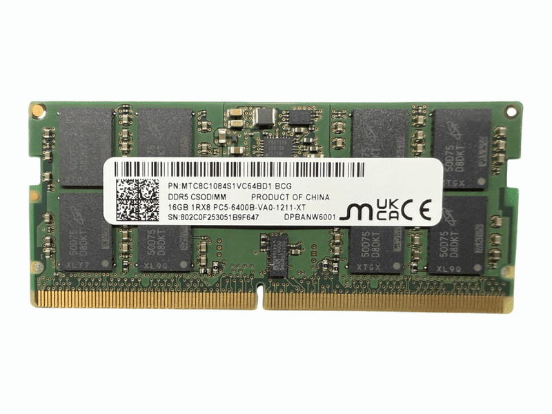 SK Hynix 16GB DDR5 6400 CSODIMM Laptop Memory with 3 Year Warranty * OPEN BOX Brand New