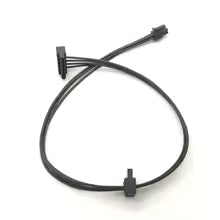 ATX Motherboard 4pin to 2-Port Serial ATA SATA Hard Drive Adapter Power Cable for Lenovo IPC & Tax Controller 18AWG